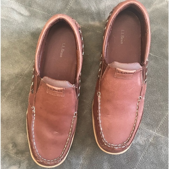 L.L. Bean leather loafers size 13 very comfortable in good shape - Picture 4 of 8